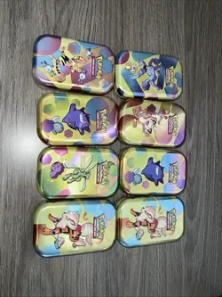 Pokemon 151 Mini Tins Empty, Lot of 11 ALL EMPTY TINS - Image 1