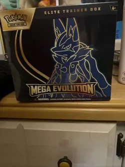 Pokemon TCG Mega Evolution Lucario Elite Trainer Box ETB - New/ Factory Sealed - Image 1