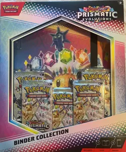 Pokemon TCG Scarlet & Violet Prismatic Evolutions Binder Collection NEW - Image 1