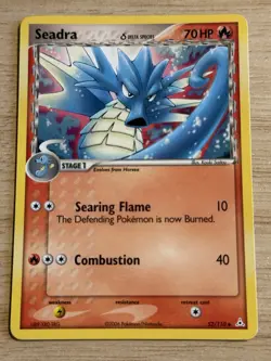 Pokemon Seadra Delta Species 52/110 EX Holon Phantoms - LP+/NM - Image 1