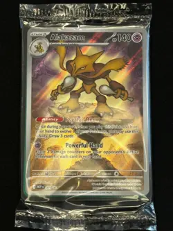 Pokemon Mega Evolution Alakazam 009 Black Star Promo Sealed - Image 1