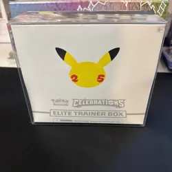 Pokemon Celebrations 25th Anniversary Elite Trainer Box ETB Sword & Shield +Case 820650809439 - Image 1