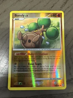 Bonsly - 71/130 - Common - Reverse Holo - Diamond and Pearl #71/130 Pokemon TCG - Image 1