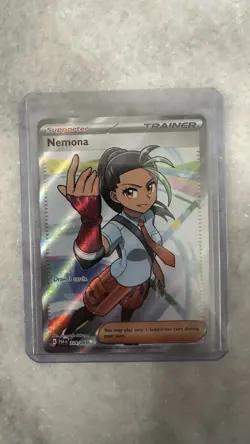 Pokemon TCG Nemona Scarlet & Violet: Paldean Fates 229/091 Holo Ultra Rare - Image 1