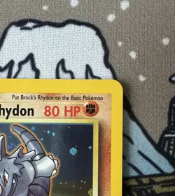 Brock’s Rhydon 2/132 - Pokemon TCG - Gym Heroes WOTC Vintage - Holo - Near Mint - Image 4
