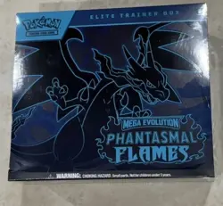 POKEMON TCG - Phantasmal Flames - ELITE TRAINER BOX-SEALED-FAST SHIPPING-TCG - Image 1