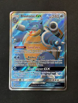 Blastoise GX SM189 Sm Holo Black Star Promo Sun & Moon Pokemon - Image 1