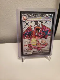 Pokemon TCG Obsidian Flames Charizard EX 215/197 Ultra Rare Near Mint Condition - Image 3