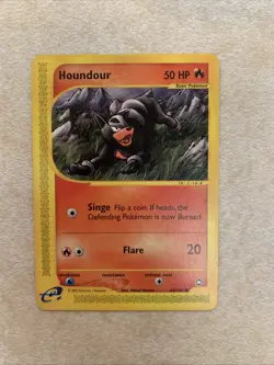 Pokemon TCG Aquapolis Houndour Common 86/147 Near Mint - Image 1