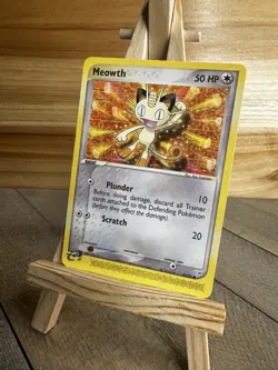Pokemon Team Magma vs Team Aqua E-Reader Meowth #42/95 Near Mint or Better - Image 1