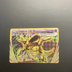Pokemon Nidoking BREAK Rare Holo 46/108 180 HP Evolutions Toxic Drill - Image 1