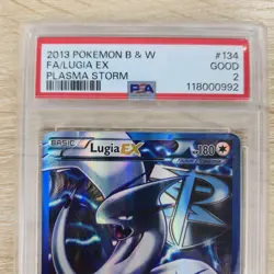 PSA 2 Lugia EX 134/135 Full Art Ultra Rare Plasma Storm Nintendo Pokemon - Image 2