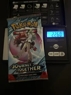 Heavy! Over 22.60 Gram Pokemon Journey Together Booster Pack Sealed - Image 1