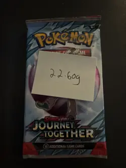 Heavy! Over 22.60 Gram Pokemon Journey Together Booster Pack Sealed - Image 4