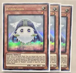 Yugioh! 3x Kuribohrn- BROL-EN063 Ultra Rare - 1st ed NM - Image 1