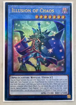 Illusion of Chaos 1st Edition Prismatic Ultimate Rare RA02-EN020 Yu-Gi-Oh! - Image 1
