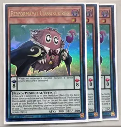 3x Performapal Classikuriboh 1st Edition Ultra Rare BLMR-EN031 Yu-Gi-Oh! - Image 1