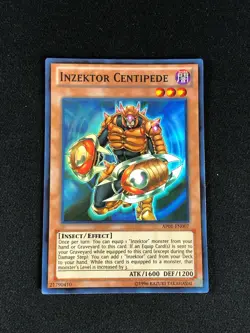 YUGIOH INZEKTOR CENTIPEDE AP01-EN007 SUPER PLAY/EDGEWARE - Image 1