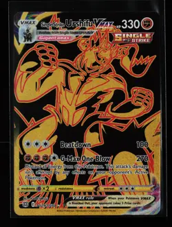 Single Strike Urshifu VMAX (Secret) TG29/TG30 Brilliant Stars Pokemon Card - Image 1