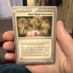 Pow! Hand Extension 85/109 Uncommon Team Rocket Returns Pokemon Card - Image 1