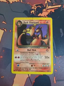 Pokemon TCG Card Dark Charizard 21/82 Team Rocket Regular Non Holo DMG/HP - Image 1