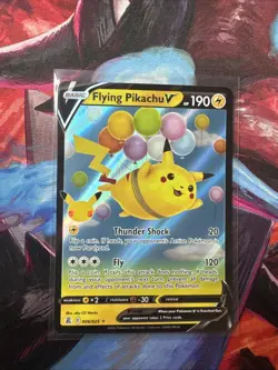 Pokemon TCG Flying Pikachu v Celebrations Holo Ultra Rare Lightning Card 006/025 - Image 1