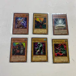 1996 Vintage Yu Gi Oh Card Lot Of 6 Vintage 1st Edition Ungraded Mixed - Image 1