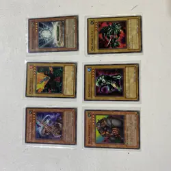 1996 Vintage Yu Gi Oh Card Lot Of 6 Vintage 1st Edition Ungraded Mixed - Image 4