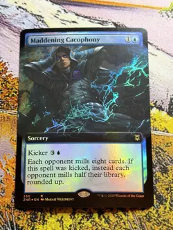 MTG Maddening Cacophony (Extended Art) Zendikar Rising Near Mint Foil - Image 2