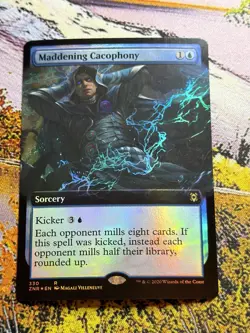 MTG Maddening Cacophony (Extended Art) Zendikar Rising Near Mint Foil - Image 4