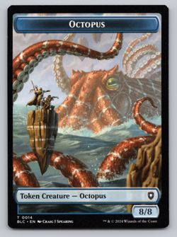 Octupus | Rabbit Double Sided Token NONFOIL- Commander: Bloomburrow MTG - Image 1