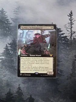 Ruthless Technomancer (Extended Art) Commander: Kamigawa: Neon Dynasty Regular - Image 1