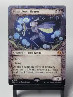 Magic The Gathering - Lorwyn Eclipsed - Bitterbloom Bearer - Showcase - Image 1