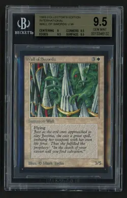 ***BGS 9.5 International Edition Wall of Swords*** MTG CE Collectors Kid Icarus - Image 1