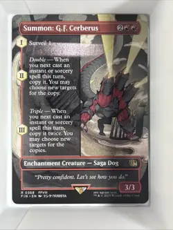 Summon: G.F. Cerberus (Borderless) Final Fantasy Regular - Image 1