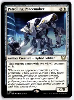 Patrolling Peacemaker NM EOC Commander: Edge of Eternities MTG - Image 1