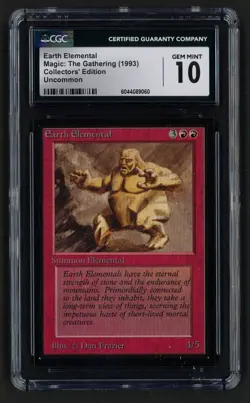 ***CGC 10 International Edition Earth Elemental*** MTG CE Collectors Kid Icarus - Image 1