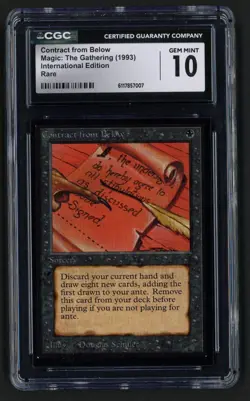 ***CGC 10 International Edition Contract from Below MTG CE Collectors Kid Icarus - Image 1