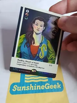 Radha, Heart of Keld (Rainbow Foil) Secret Lair Drop Foil - Image 2