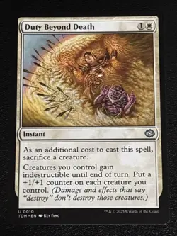 MTG Tarkir: Dragonstorm Duty Beyond Death 0010 NM - Image 1