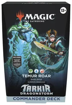 Magic the Gathering Tarkir: Dragonstorm - Commander Deck (Temur Roar) English Fa - Image 1