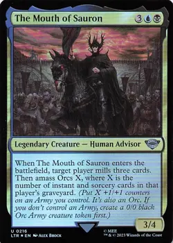 The Mouth of Sauron Lord of the Rings: Tales of Middle-Earth Foil - Image 1