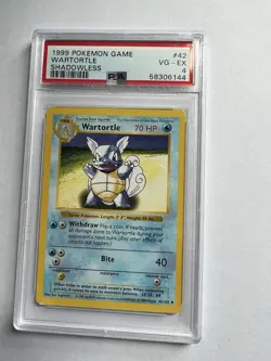 1999 POKEMON GAMEWARTORTLE SHADOWLESS - Image 1