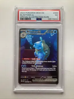 POKEMON 2023 MEW EN BLASTOISE EX PSA 7 - Image 1