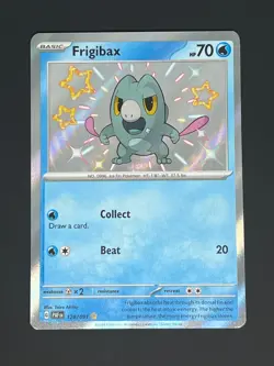FRIGIBAX 2024 POKEMON PALDEAN FATES SHINY RARE HOLO 128/091 Q3687 - Image 1