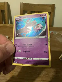 Pokemon Mewtwo HOLO BLEED ERROR 056/172 HD SWIRL 2022 Cosmos Promo RARE - Image 2