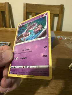 Pokemon Mewtwo HOLO BLEED ERROR 056/172 HD SWIRL 2022 Cosmos Promo RARE - Image 4