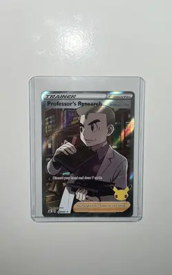 Pokemon TCG Professor's Research (Full Art) Celebrations 024/025 Holo Ultra Rare - Image 1