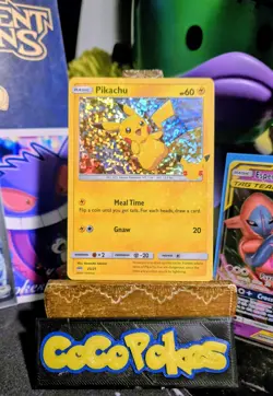 2021 Pokemon Mcdonalds Pikachu Promo 25/25 HOLO 25th Anniversary. - Image 2
