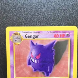 Gengar 20/62 Rare Fossil 1st Edition Pokemon WOTC Non-Holo LP/NM - Image 3